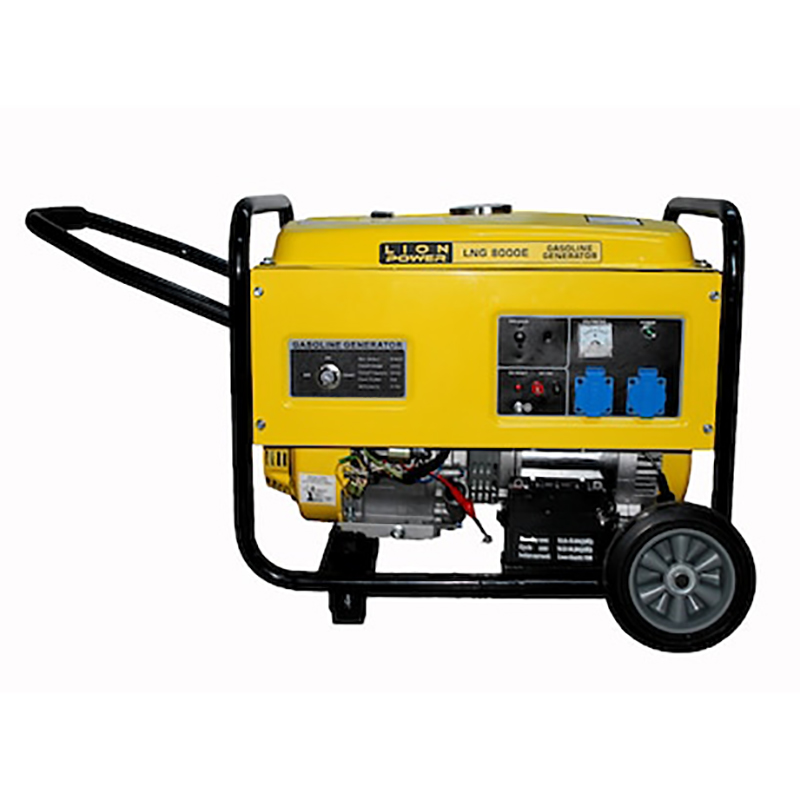 Генератор бензиновий LION POWER 1 фаза (220В), 5,2кВт, (LNG-8000-E)